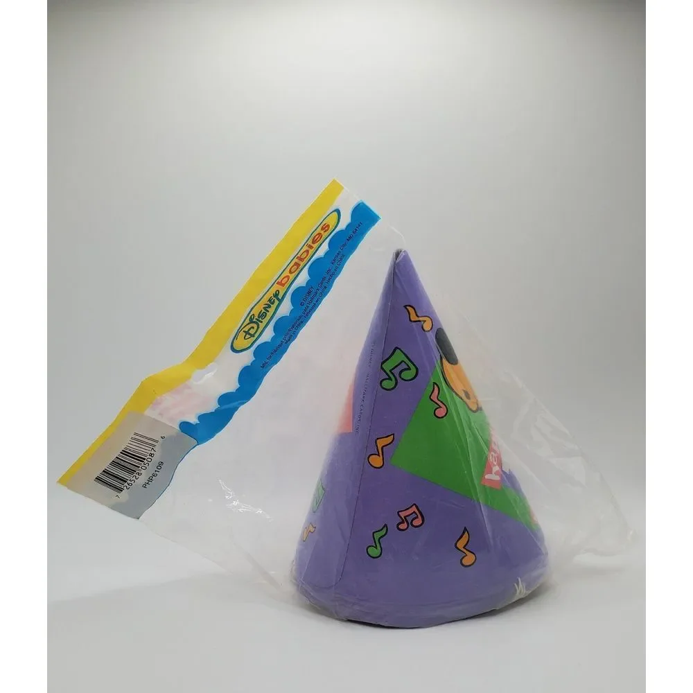 Disney Babies Blowouts Party Hats Vintage‎ Donald Duck Pluto 1st Birthday 16 Pcs